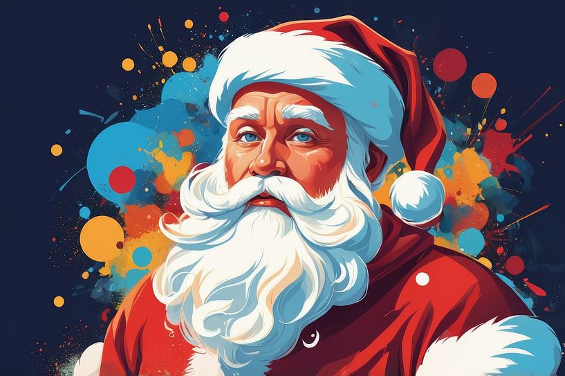 kerstman van hisam colours