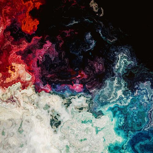 marmeren abstractie kunst zwart wit blauw #marble