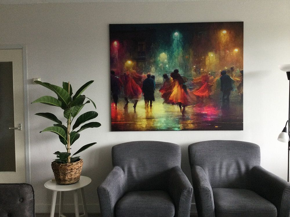 Tanzen auf der Straße in einer langen Sommernacht, Teil 3  von Maarten Knops 