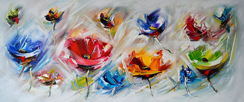 Flowers by Gena Theheartofart