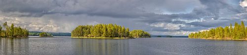Zweden Zonsondergang Panorama