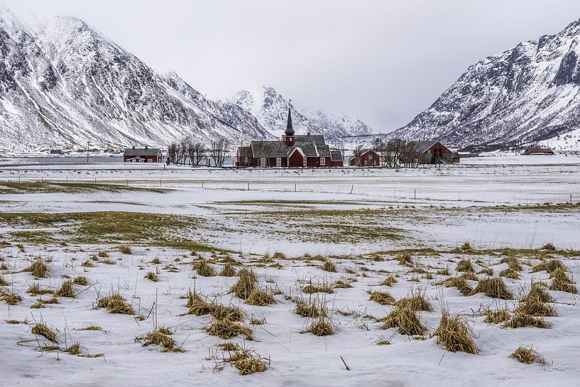 Flakstad Kirke by Ben De Winter