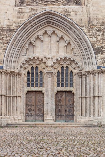 Cathedral portal, cathedral, old town, Halberstadt, Harz Mountains by Torsten Krüger