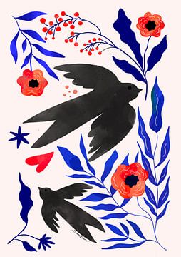 Zwaluw Bloemen van Baroo Bloom