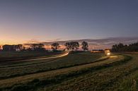 Aan het werk in de avondzon von Marco Bakker Miniaturansicht