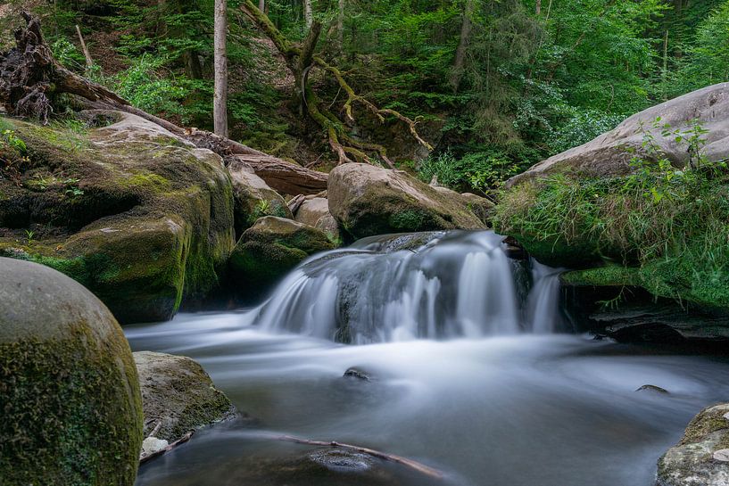 Waterfall Summer Morning by Ecarna