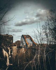 Eisenbahnbrücke in Gellik