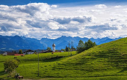 Kerk van Eckarts in Allgäu