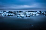 Gletschersee Jokulsarlon Island von Kim Claessen Miniaturansicht