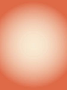 Abstrakte Wanddekoration mit warmem Terrakotta-Orange-Farbverlauf