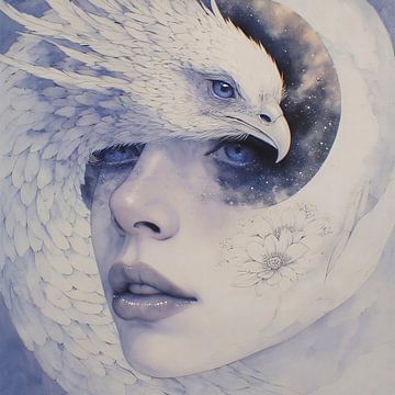 Beauty in the cosmic phoenix veil