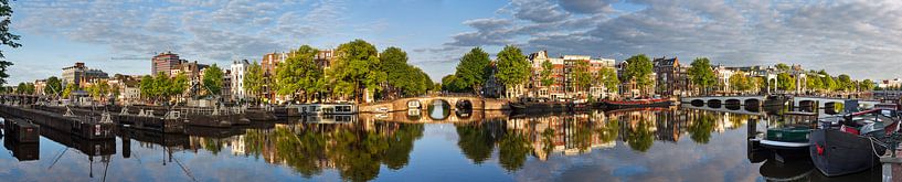 Amsterdam aan de Amstel panorama van Dennis van de Water
