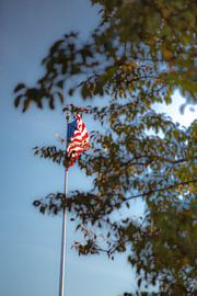 USA vlag, New York by Maarten Egas Reparaz
