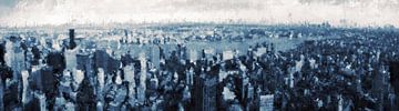 Panoramablick über New York von Whale & Sons