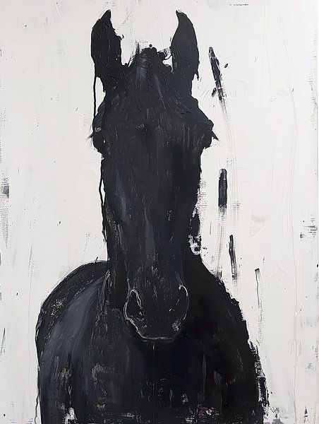 Black Beauty Horse | Acrylic by ColorWorldwide
