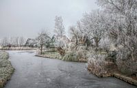 Winterlandschap, Ransdorp van Annelies Schreuder thumbnail