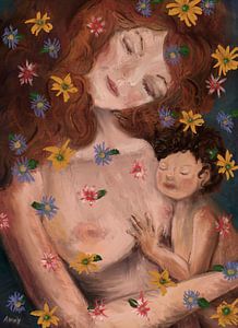 Mutter und Kind von Anna van Balen
