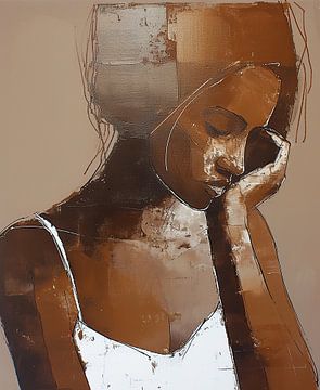 Vrouw | Urban Solitude Dream van De Mooiste Kunst