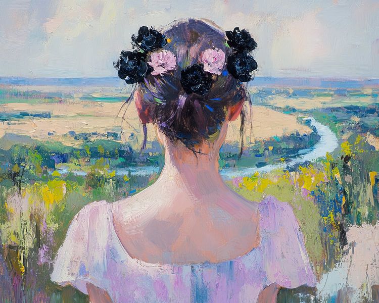 Porträt von Blumen Studio