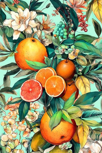 Flowers and fruits #garden by JBJart Justyna Jaszke