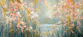 Fleurs roses