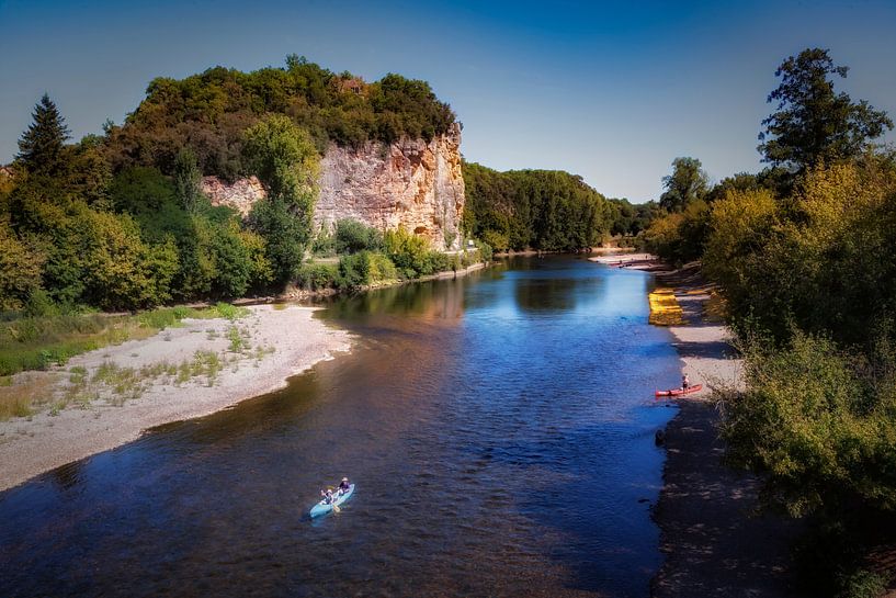 Kano op de Dordogne van Jan van der Knaap