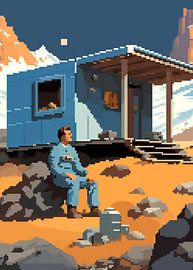 cabin on an alien planet