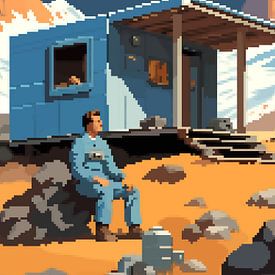 cabin on an alien planet van Lixie Bristtol