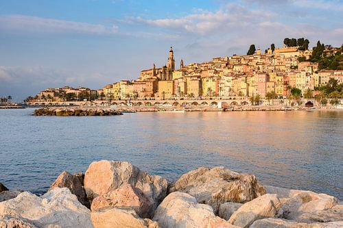 Menton an der Côte d'Azur
