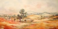 Landschaft in warmen Farben