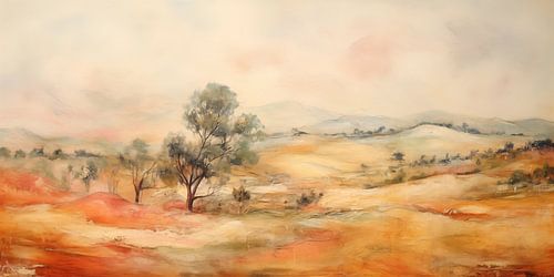 Landscape in warm colours