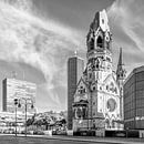 BERLIN Kaiser-Wilhelm-Gedächtniskirche | Monochrom von Melanie Viola Miniaturansicht