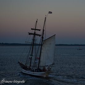 Majestic ships 3 von Simone van der Heide