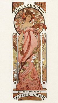 Moet & Chandon White Star, Alphonse Mucha