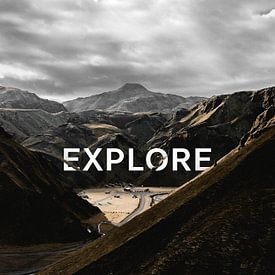 Explore mountains Iceland van Jurriaan Huting