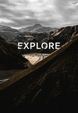 Explore mountains Iceland van Jurriaan Huting