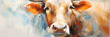 Kühe Farbenfroh 3983 von ARTEO Gemälde