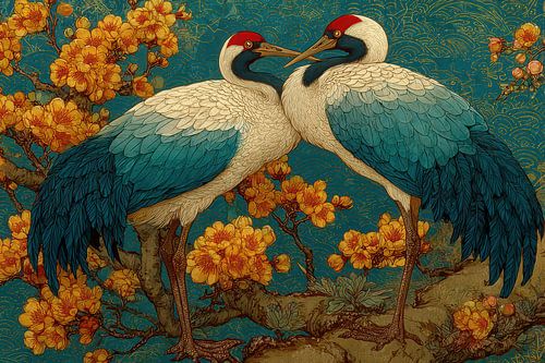 schilderachtige japanse kunst