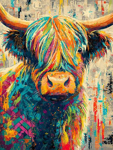 Cow With Colours | Colourful Cow