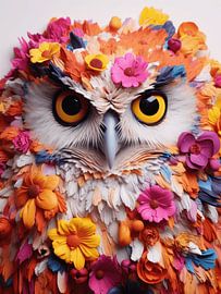 Sagesse colorée | hibou