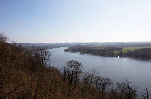 Impressies van het Baldeney-meer in Essen, Duitsland