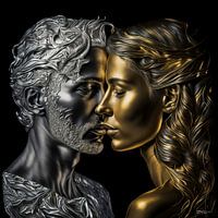 love in gold and silver
