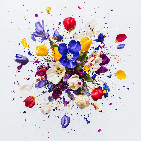 La frénésie des tulipes par Olaf Kramer