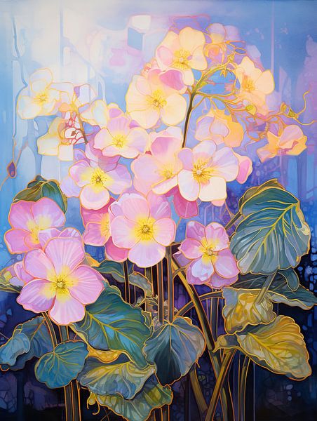 Key Flowers Painting by Flower Studio