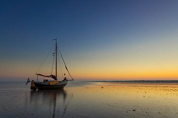 Droogvallen op het Wad van Johan Kalthof