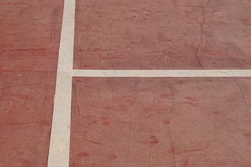 Old Tennis court strip. by Jarretera Photos