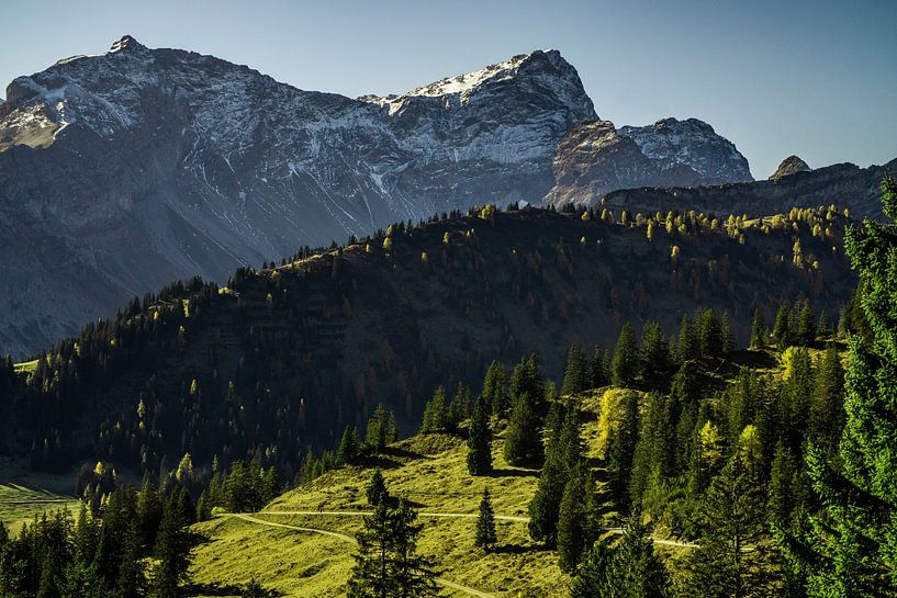 Autumn day in the mountains of Brandnertal by Ralf van de Veerdonk