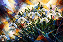 Perce-neige (abstrait)
