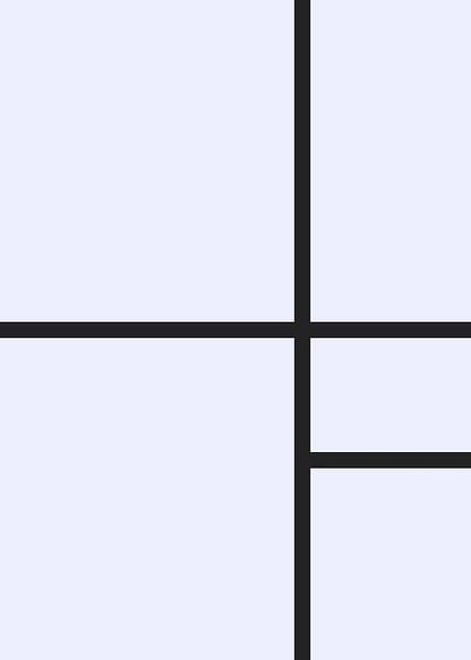 Bauhaus Art Black White by Mad Dog Art