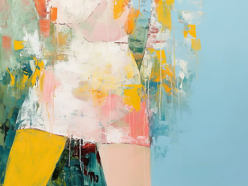 Woman Abstract by Eye catching paintings